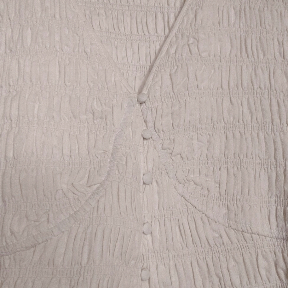 AVARA White Ruffled Cap Sleeve Dress Size XX-Large - Picture 5 of 14
